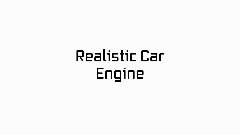 Realistic Car Engine