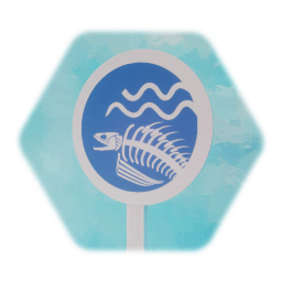 Jurassic Park Underwater Observatory sign