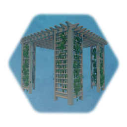 Woodsy Whims Pergola with Vines