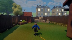 The boy on his chair and the lost house