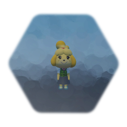 Isabelle Puppet but she dabs with square