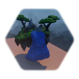 Floating Island Waterfall