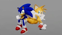 Sonic and Tails Render