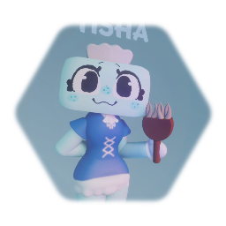 <button="Stylized Tisha">