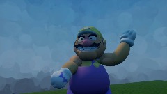 Wario Gets hit by his computer