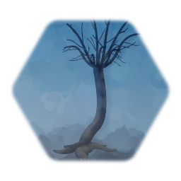 Dark Curved Tree