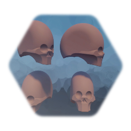 Crâne / Skull bas-Relief