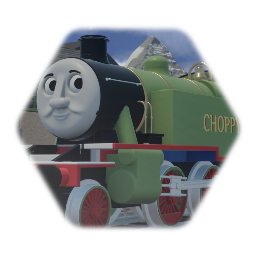 Choppy the green tank engine