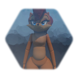 Giantess Growth Sally Acorn Without Blue Jacket