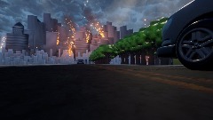 Wario dies by a nuke