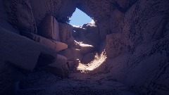 Cave scene (visual showcase)