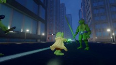 Level 40:Yoda Vs Ninja Turtles