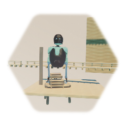 Blue Green Robot