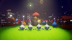 The bon odori island. (Ay) ( a rhythm heaven island)