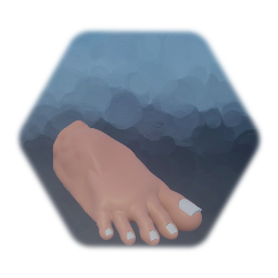 Realistic female foot