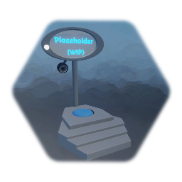 Podium for placeholder with/for audiolog (informations of WIP)