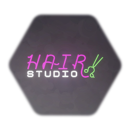 Neon Sign - Hair Studio