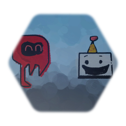 RedMan And Birthday Boy Blam Drawings