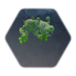 Flip-flop alien puppet