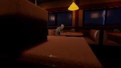 A Skeleton Sat Alone In A Cafe