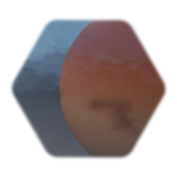 Orange Rock Planet