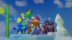 Crash Bandicoot the ice world