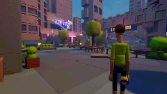 ストリートグラフィティ未完成(Street graffiti WIP)