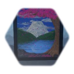 Mt Fuji Painting