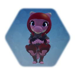 Pink Kobold with full basic platform logic and parkour V 2.0