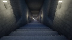 The flight of stairs