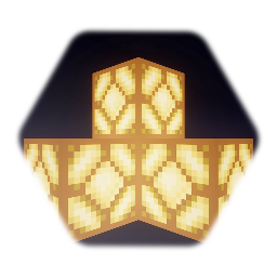 Redstone Lamp Block · Minecraft *(Opaque Square Flecked!)*