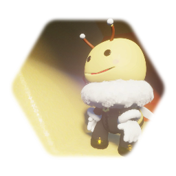 Bee sackboy puppet