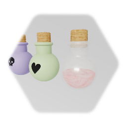 Fantasy Potion bottles