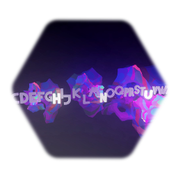 Alphabet letter Buchstaben 3D