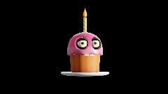 goofy aauuugghhh cupcake