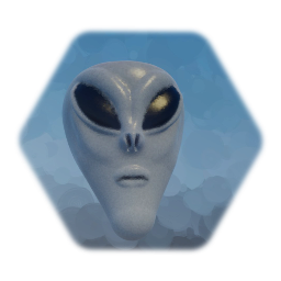 Grey Alien Mask - 12/12/2020