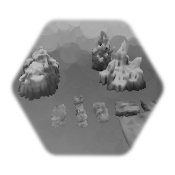 Mountains & structures