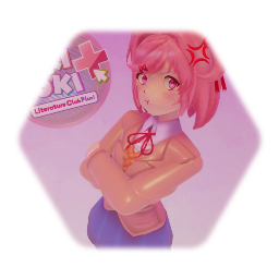 Natsuki from.(doki-doki literature club)
