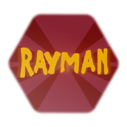 Rayman 1 logo + menu background