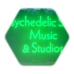 Psychedlic steak studios neon sign