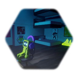 Green-bot's Bedroom
