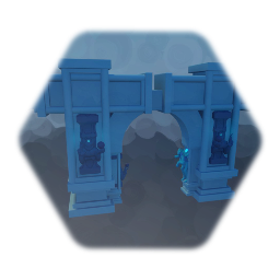 Godslayer Level Design Aesthetic - Jumpscare Statue