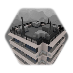 City Balcony Column Building