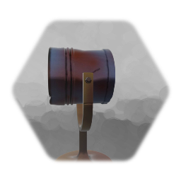 Rusty spotlight (ground)