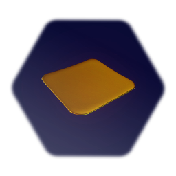 Square Gold Plate