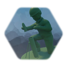 Toy Army Man mortar vers.