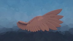 Rigged feathered wing
