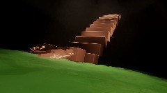 Two blocks going up a staircase