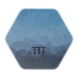 Decorative wooden railing