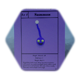 Summon: Lesser Blue Imp Card